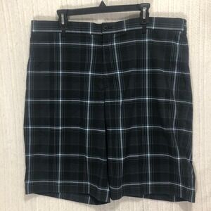 Nike Golf Dri-FIT Shorts Plaid Performance Athletic Casual Men's Size‎ 40
